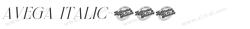 Avega Italic字体转换 Avega Italic字体转换